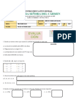 Evaluacion Matematicas Octavo