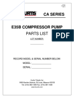 E35 Parts List CAP934 