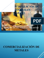 Comercialización Del Au, Ag, Cu, ZN, PL, Mo, MN, SÑ, CD