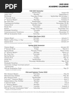 Httpsregistrar - Utk.eduwp Contentuploadssites382021032021 2022 Academic Calendar 3 21 PDF