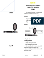 Medidor de vazão analógico VZA-400