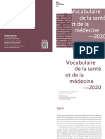 Vocabulaire de La Santé Et de La Médecine