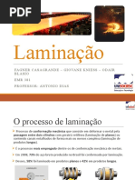 Cálculos de Conformação - Laminação (Trabalho)