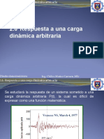 Respuesta dinámica sistemas carga arbitraria