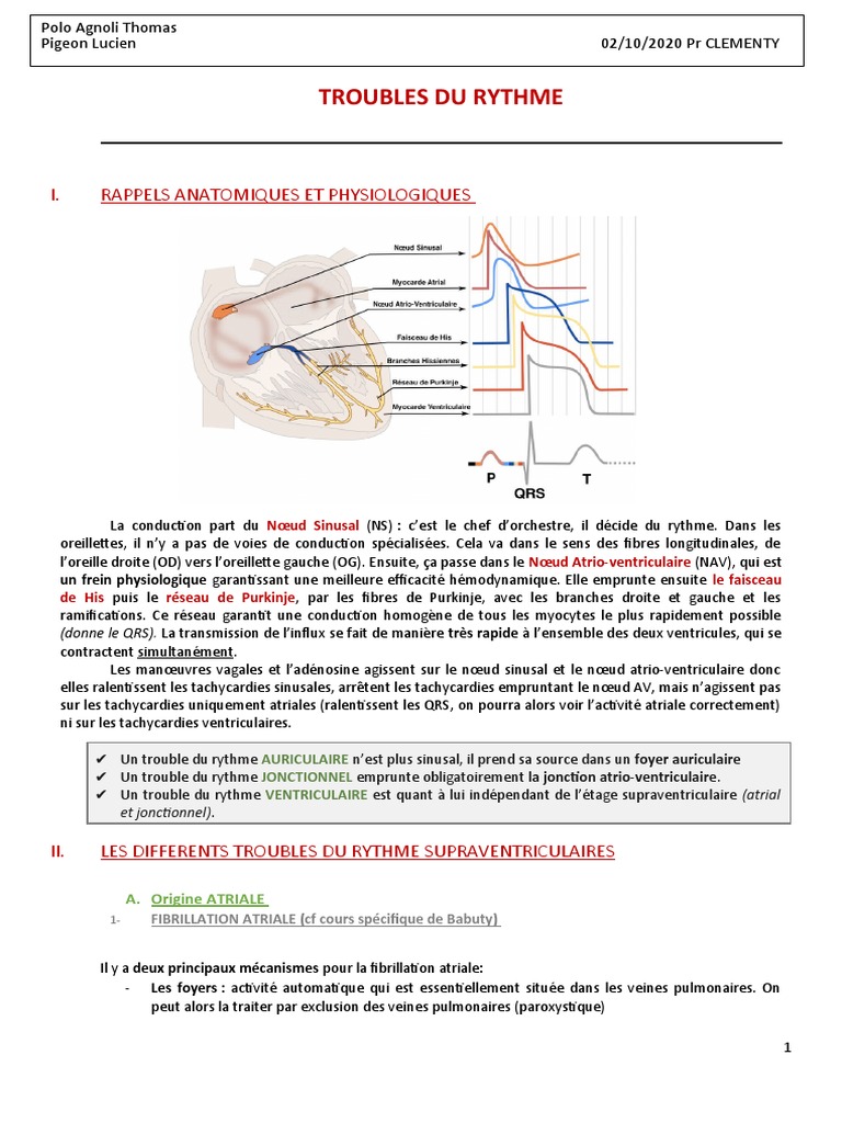 Troubles Du Rythme Pdf _ Troubles graves du rythme et de la conduction ...