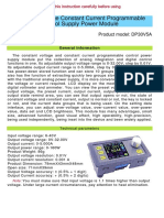 Constant Voltage Constant Current Programmable Control Supply Power Module