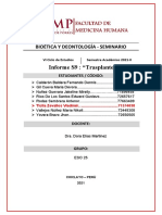 Informe N°09 - Dra. Dora - Grupo 25 - Bioética Seminario