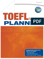 TOEFL Student Test Prep Planner