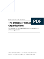 The Design of Collaborative Organizations - The Emergence of Coopeting Firms and Implications for a Future Organization