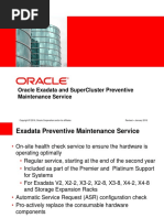 Oracle Exadata and Supercluster Preventive Maintenance Service