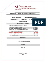 Informe N°11 - Dra. Dora - Grupo 25 - Bioética Seminario
