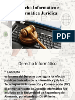 Derecho Informático e Informática Jurídica