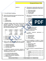 Managerial Finance MCQ 1: With Our Best Wishes: Eslam Zaghloul & Khaled Saad