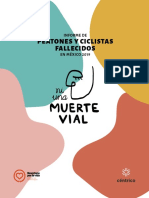 Informe Nacional de Peatones y Ciclistas Fallecidos en México 2019