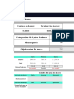 Plantilla - Tabla - Ahorro - Personal