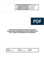 CGE-HSE-PR-027 Procedimiento para Rescate en Alturas de Trabajador Suspendido en Puntos Específicos de La Torre (Con Pérdida de Conc Iencia)