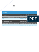 Resumo de Dieta: 1°-Pré Café - 06:00 Kcal Prot Carb Gord Fibra Sódio Grama