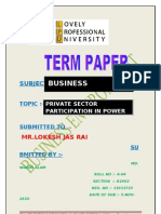 Term Paper of b.e. 26th Oct 10 Raj