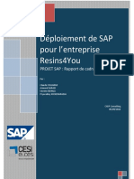 Déploiement de SAP Pour L'entreprise Resins4You