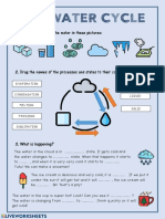 The Water Cycle: 1. Select The State of The Water in These Pictures