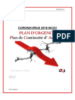 G4S Morocco Contingency Plan Coronavirus 2019 Ncov EXT