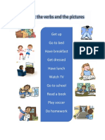Connect The Verbs and The Pictures