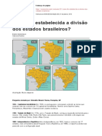 Como Foi Estabelecida A Divisao Dos Estados Brasileirospdf