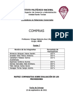 Matriz Comparativa Evaluacion de Proveedores