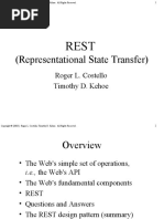 (Representational State Transfer) : Roger L. Costello Timothy D. Kehoe