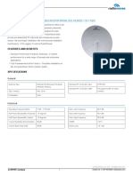 1.8 M - 6 FT Standard Performance Parabolic Reflector Antenna, Dual-Polarized, 7.125-7.75Ghz