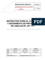 3.5.- Di-In-03!05!00 Instructivo Para El Control y Seguimiento de Proyectos de Linea de Bt Construcciones v.01