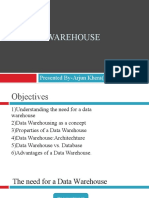 DATA WAREHOUSE ARCHITECTURE AND CONCEPTS