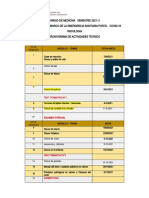 Unidad de Oncología Semestre 2021-II