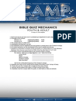 Camp Mechanics Bible Quiz