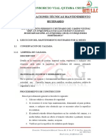 ESPECIFICACIONES TÉCNICAS MANTENEMIENTO RUTINARIO