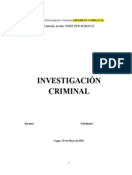 Investigación Criminal (Trabajo Escrito)