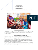 Section 1:the Family Caring For Special Groups Lesson Notes-24/11/20 Physiological, Emotional and Emotional Needs of The 3-6 Year-Old Preschool Child