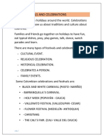 FESTIVALS AND CELEBRATIONS TERCER  PERIODO GRADO DECIMO SEPTIEMBRE 1-2020 copia pdf