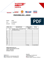 PROFORMA CASA SHELL HEAT TRANSFER OIL S2