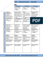 Octubre - 6to Grado Dosificación (2021-2022)