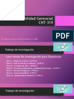 Contabilidad Gerencial CNT 319 Presentacion - Unidad I Contabilidad Gerencial