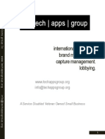 Tech Apps Group Capabilities Brief