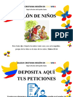 Pancartas Iglesia Cristiana Misión en Colombia