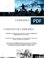 Liderança: conceitos e teorias em