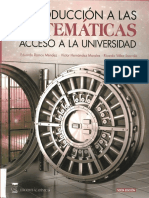 Introducción a Las Matemáticas 6ed Acceso a La Universidad Uned