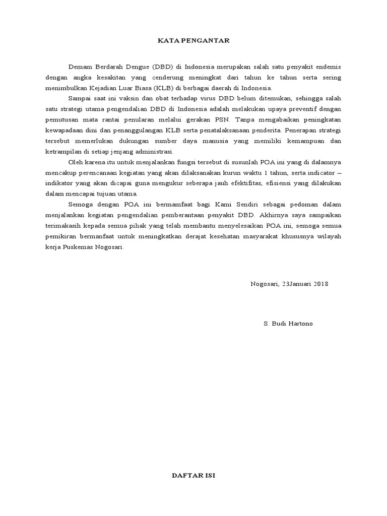 Planning of action program dbd pdf