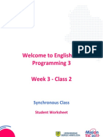 English for Programming 3 Class 2