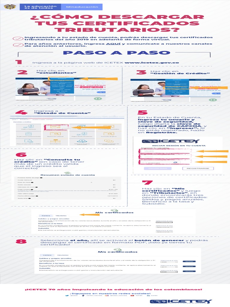 Paso A Paso Certificados Tributarios | PDF | Negocios | Finanzas y dinero