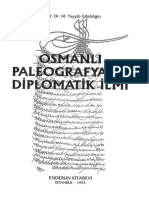 M. Tayyib Gökbilgin - Osmanlı Paleografya Ve Diplomatik İlmi