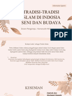 Budaya Islam Di Indonesia Seni Dan Budaya